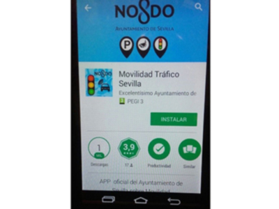 El Ayuntamiento de Sevilla pone en marcha una APP sobre ocupación de aparcamientos y el tráfico para reducir tiempo y contaminación
