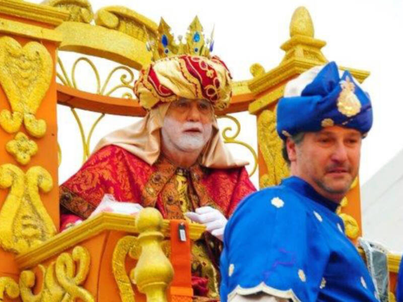 Chiquetete ejerció de Rey Mago en la localidad sevillana de Carmona