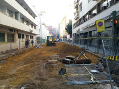 El Ambulatorio de Virgen de África afectado por las obras