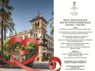 Experiencias Hotel Alfonso XIII     Lujos por San Valentín