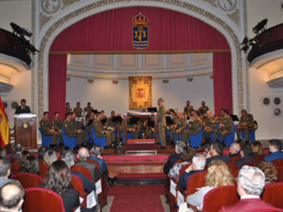 La “Cátedra General Castaños” organiza el Concierto de Cuaresma de 2018 en el Cuartel General de La Fuerza Terrestre.