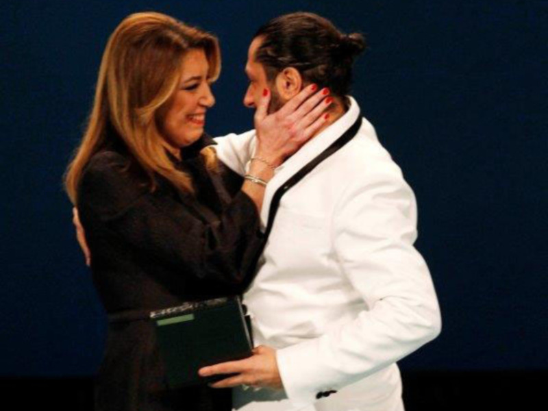 Rafael Amargo recibe la Medalla de Andalucía del 28F