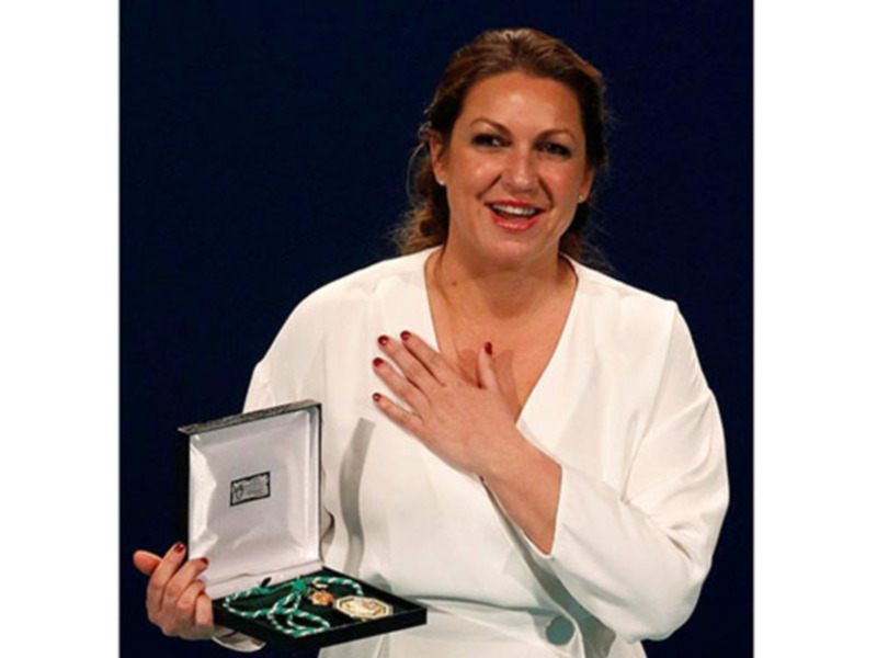 Niña Pastori recibe la Medalla de Andalucía 28F