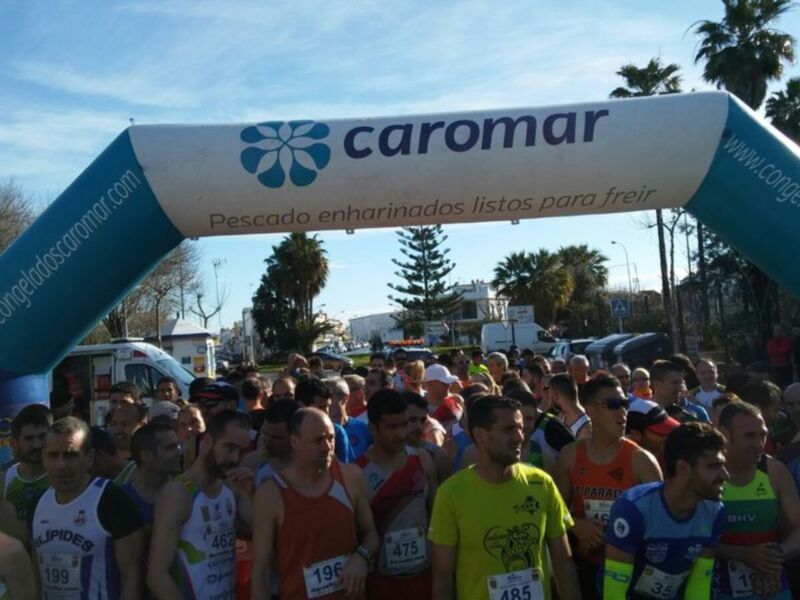 Victoria incontestable del joven Fran Caraballo en una Carrera del Día de Andalucía que sólo celebró la prueba absoluta por el mal tiempo