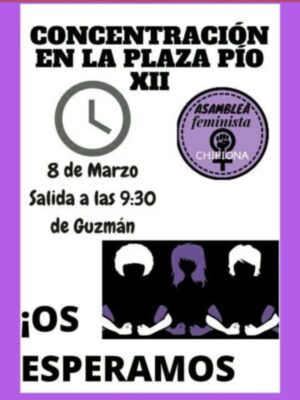 El Ayuntamiento Pleno de Chipiona apoya  la huelga general de mujeres del 8 de marzo