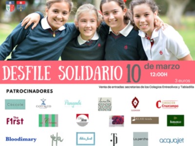 Los Colegios Bilingües Entreolivos-Tabladilla acogen el “I Desfile Solidario” con la participación de numerosas marcas de moda infantil, juvenil y de