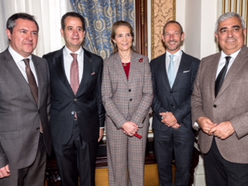 Su Alteza Real Dña. Elena de Borbón y Grecia Infanta de España,  ha presidido el 90 aniversario del Hotel Alfonso XIII, a Luxury Collection Hotel