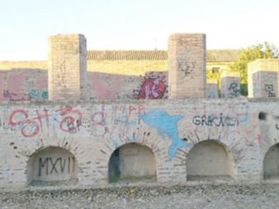 La Buhaira afectada por los grafiteros incontrolados