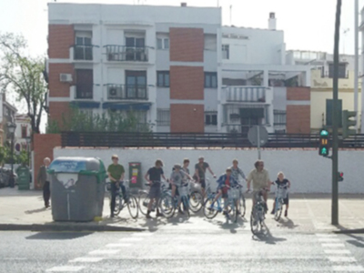 El carril bici y los derechos del peatón