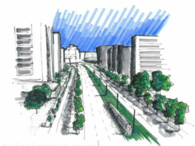 Sombra para el peatón y menos ruido