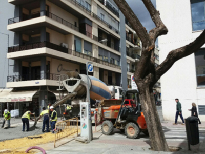 La obra del colector en Los Remedios va finalizando tramos
