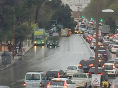 Sevilla sufre el paso de un tornado