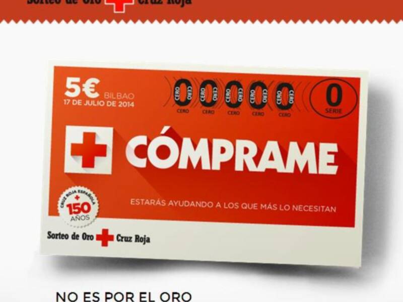 Comienza la venta de boletos para el Sorteo de Oro de Cruz Roja Española 2018