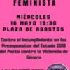 La Asamblea feminista se concentrará para exigir el cumplimiento del presupuesto del Pacto de Estado contra la violencia de género