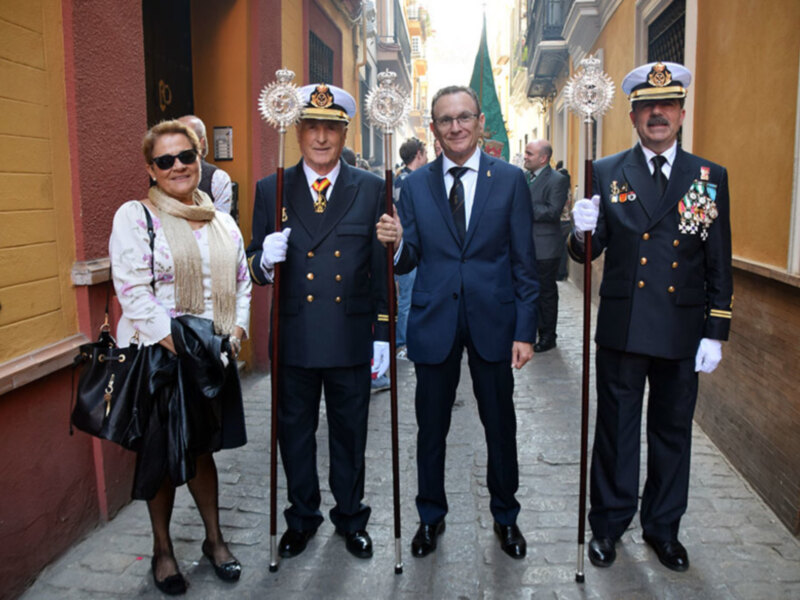 Sevilla presenció por segunda vez la procesión de la Virgen del Mar.