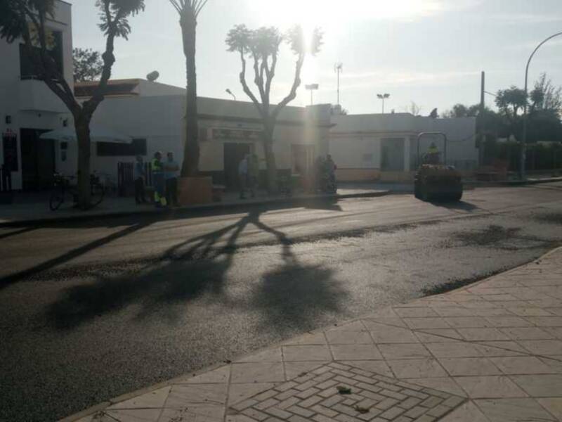 El Ayuntamiento de Chipiona ultima los trabajos de la segunda fase de las obras de mejora de la infraestructura hidráulica en la avenida de Rota