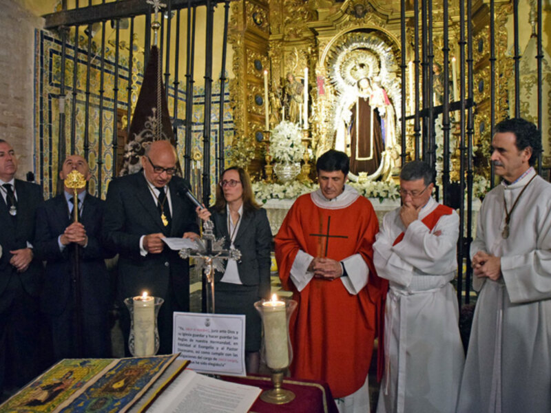 Nuevo Hermano Mayor del Carmen de Santa Ana