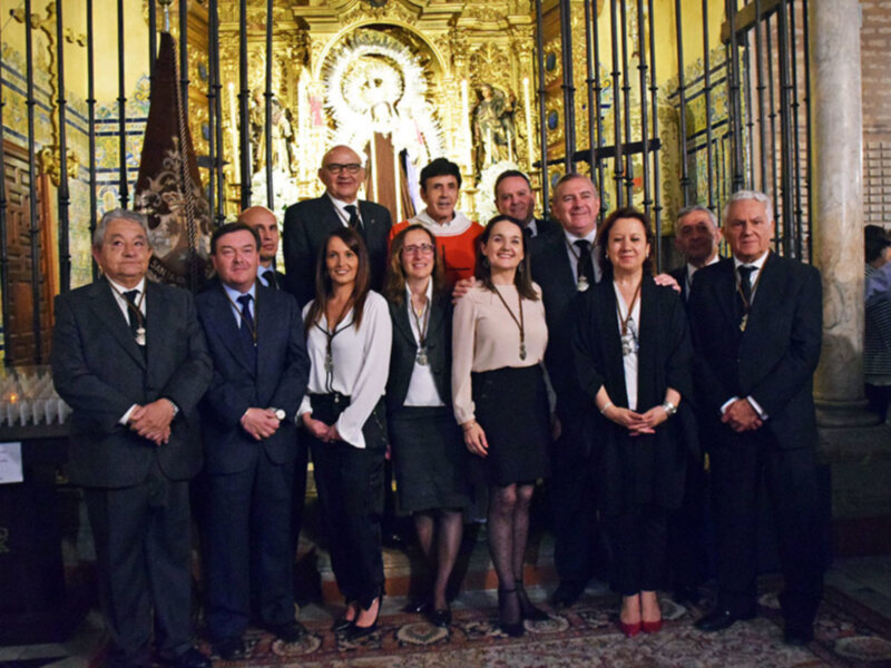 Jura de nuevos cargos de la junta del Carmen de Santa Ana.