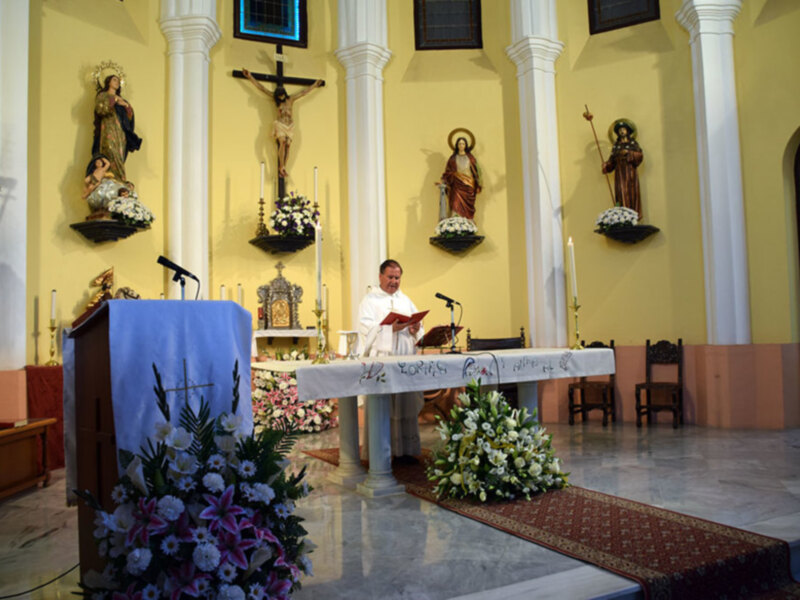 La Sanidad Militar de Sevilla celebró los actos de su Patrona con una Solemne Eucaristía  presidida el Pater Cristóbal Roa Roa.