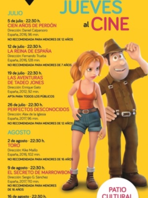El ciclo 'Los jueves al cine' que promueven Ayuntamiento de Chipiona y Diputación arranca hoy con 'Cien años de perdón'