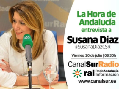 Entrevista a Susana Díaz este viernes en "La Hora de Andalucía"