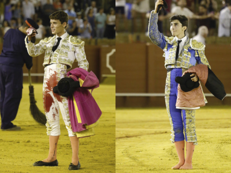Borja Collado y Manuel Perera corta una oreja en la tercera de promoción