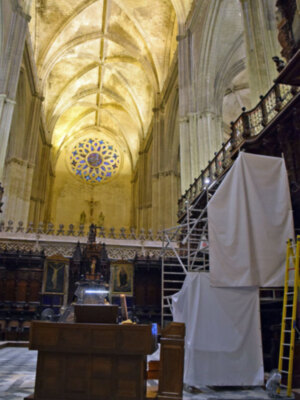 Ana Isabel Gamero, conservadora de los Bienes Muebles del Cabildo Catedral.