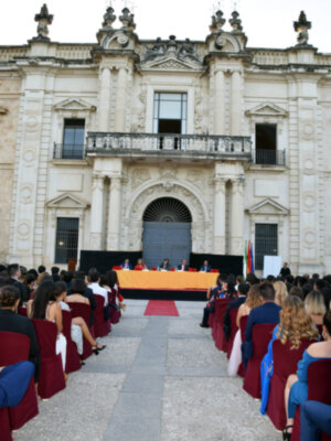 Graduación de Derecho en la Antigua Universidad.