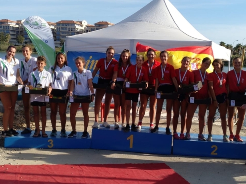 Triunfo sevillano en los Campeonatos Andalucía de yolas y velocidad de El Ejido
