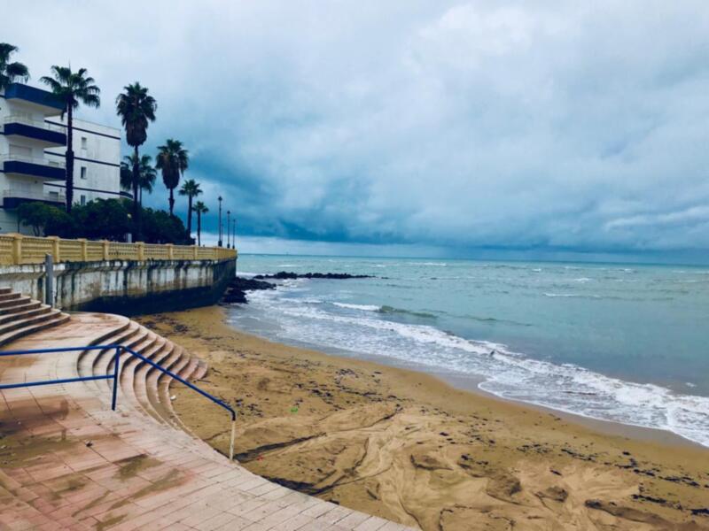 Chipiona y todo el litoral gaditano en alerta amarilla por lluvias y tormentas durante todo el día de hoy
