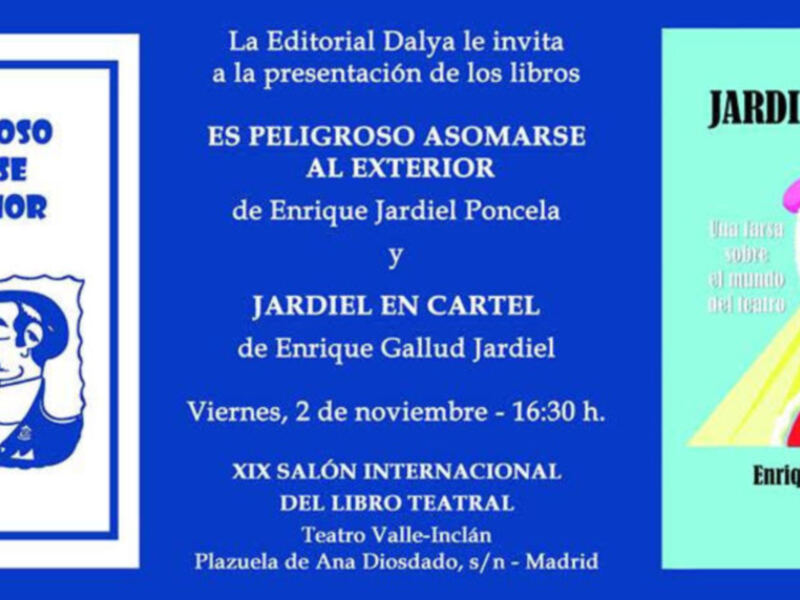 La Editorial Dalya Estará Presente Con Un Stand Propio En el Prestigioso Salón Internacional del Libro Teatral de Madrid.