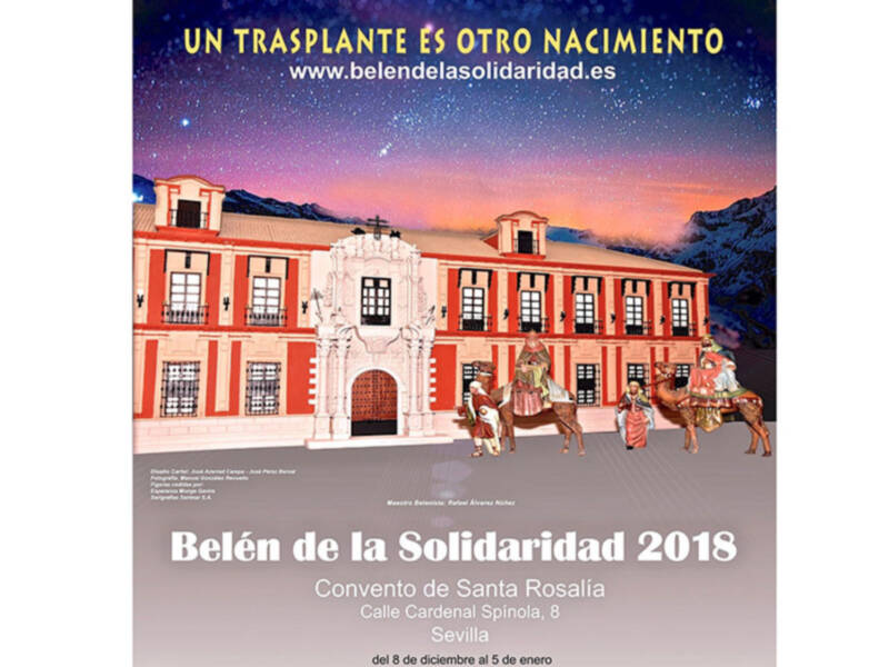 Las Asociaciones de Trasplantados de Sevilla  organizan la 17ª edición del Belén de la Solidaridad