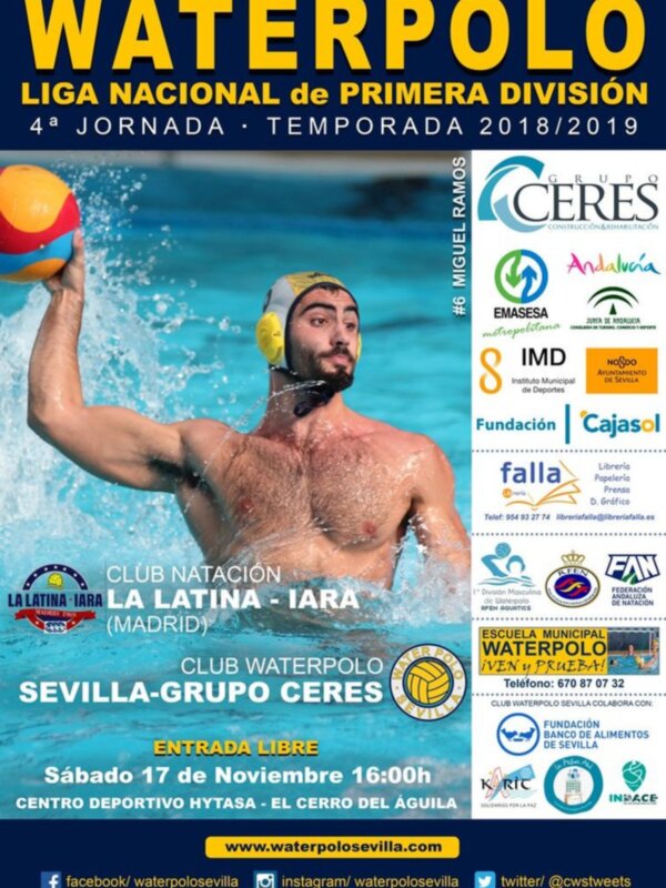 El Waterpolo Sevilla-Grupo Ceres, a recuperar la senda victoriosa