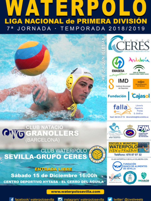 Termómetro para el Waterpolo Sevilla-Grupo Ceres en el cierre del año en Hytasa