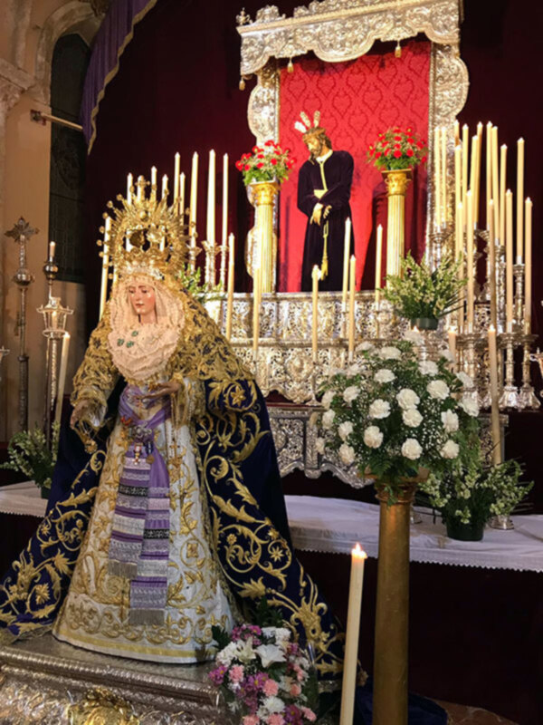 Alcalá del Río  celebró los cultos de Besamanos de la Hermandad de los Pescadores.