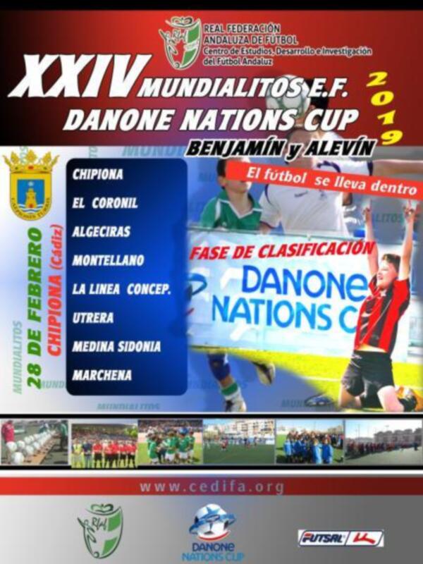 Chipiona acogerá el 28 de febrero la clasificación para el Mundialito de escuelas de fútbol benjamín y alevín