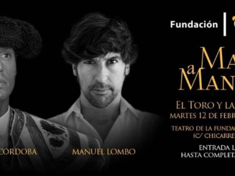 Finito de Córdoba y Manuel Lombo, protagonistas del próximo “Mano a mano” de la Fundación Cajasol