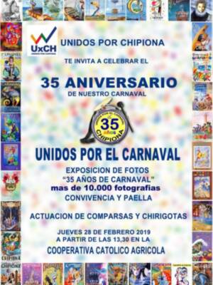 Unidos por Chipiona celebra 35 años del Carnaval con una exposición fotográfica y diversos actos