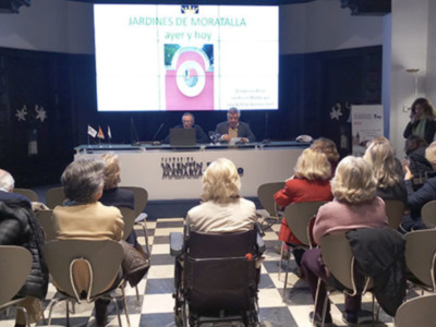 Conferencia sobre los Jardines de Moratalla en la Fundación Valentín de Madariaga.