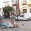 Basura en las calles de Sevilla