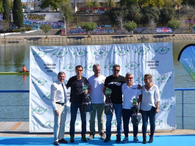 Celebrado en La Cartuja el Campeonato de Andalucía de remo en botes cortos