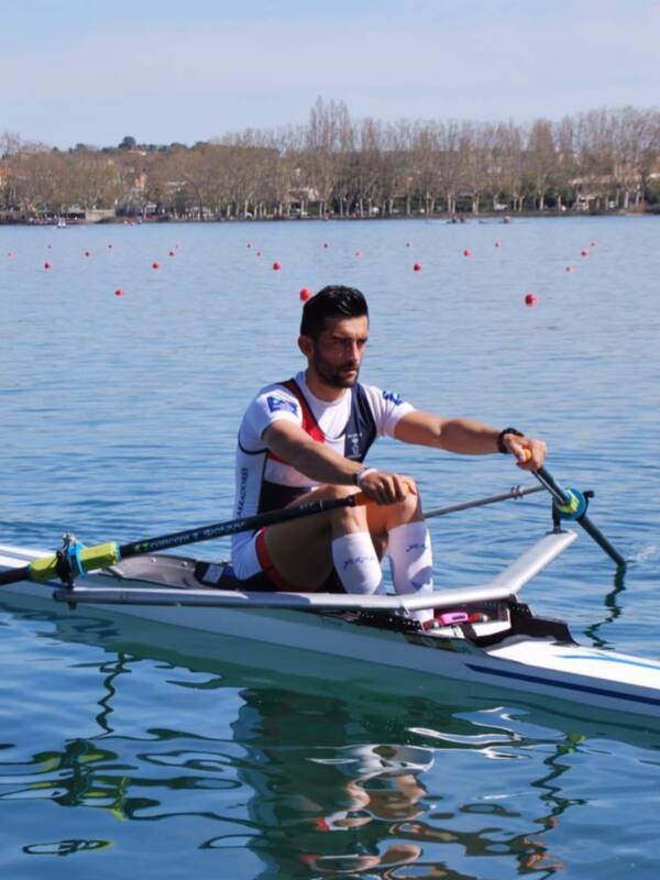 Representación andaluza en la concentración de la selección española de remo