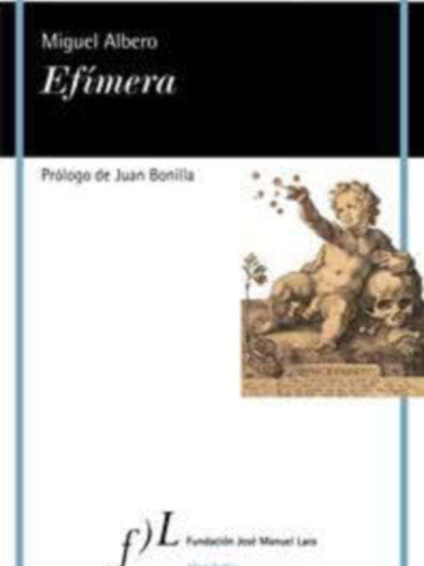 ‘Efimera’, de Miguel Albero, nuevo oemario de la colección Vandalia