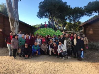 Medio centenar de mayores de Chipiona asistieron ayer a un encuentro provincial en El Puerto de Santa María