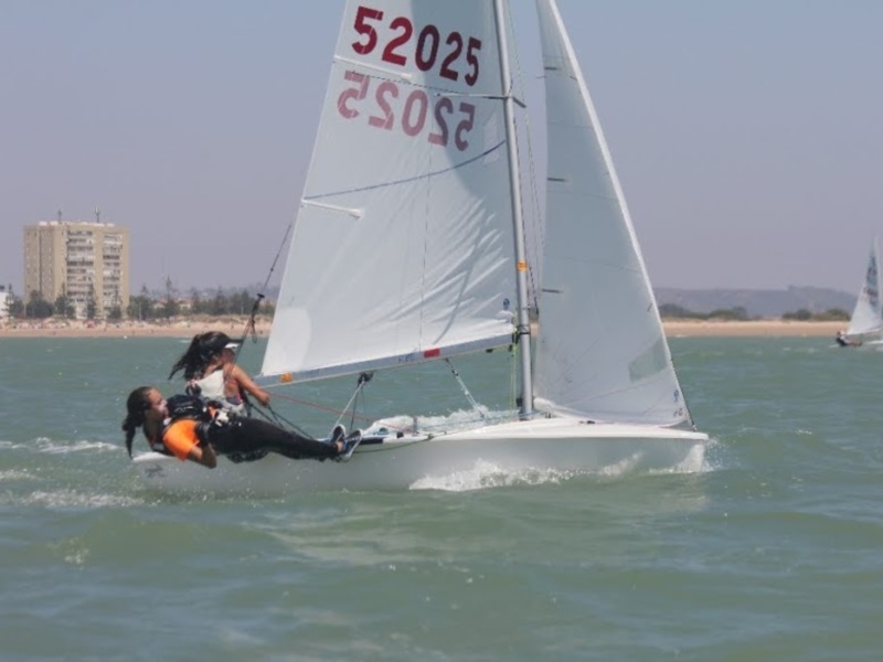 Podio sevillano en la Copa de Andalucía de la clase 420