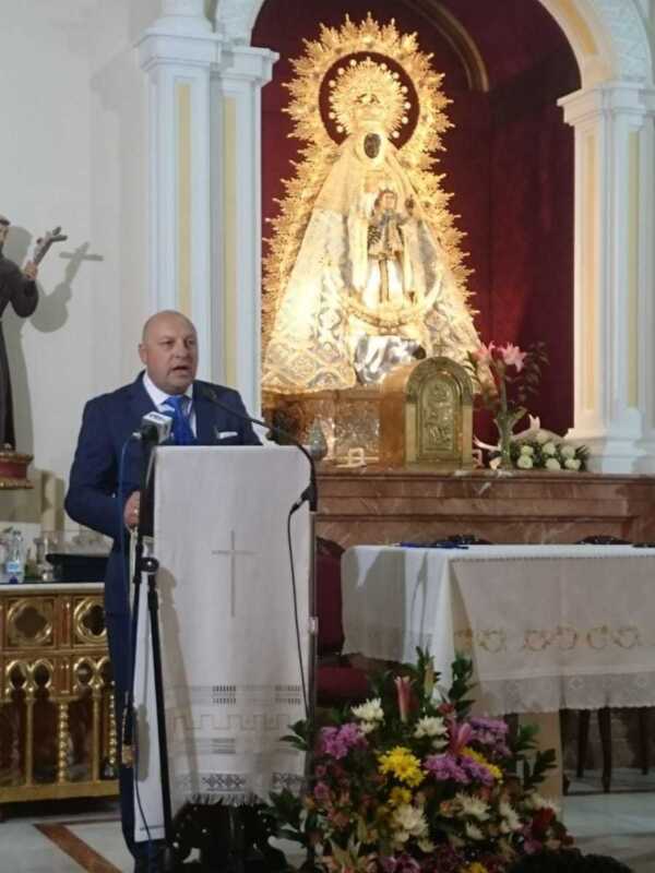 José Manuel Sánchez Peña subraya los lazos que unen a Chipiona y Rota con la Virgen de Regla como referencia fundamental