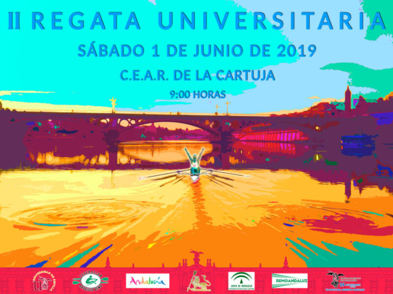 El Campeonato de Andalucía de botes largos de remo y la II Regata Universitaria, en el CEAR La Cartuja