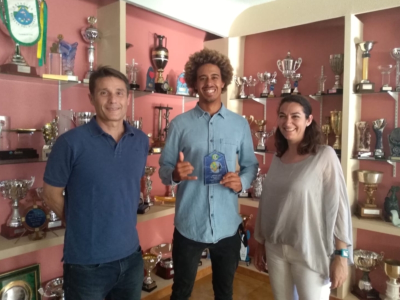 Matchu Lopes distinguido en el Club Náutico Sevilla