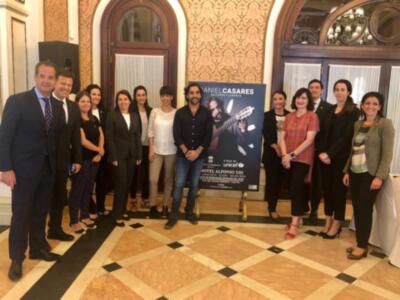 Concierto de Daniel Casares a favor de UNICEF en El Hotel Alfonso XIII, a Luxury Collection Hotel