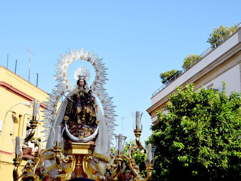El río Guadalquivir testigo de la patrona de la marinería